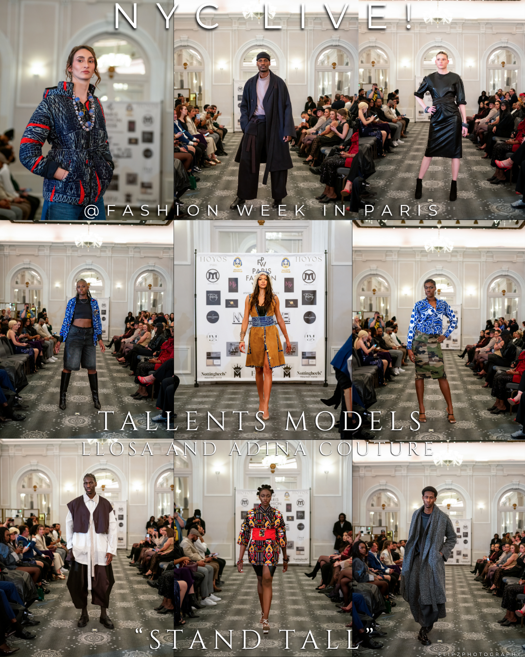 Tallents Models / Llosa & Adina Couture — NYC LIVE! @ Fashion Week